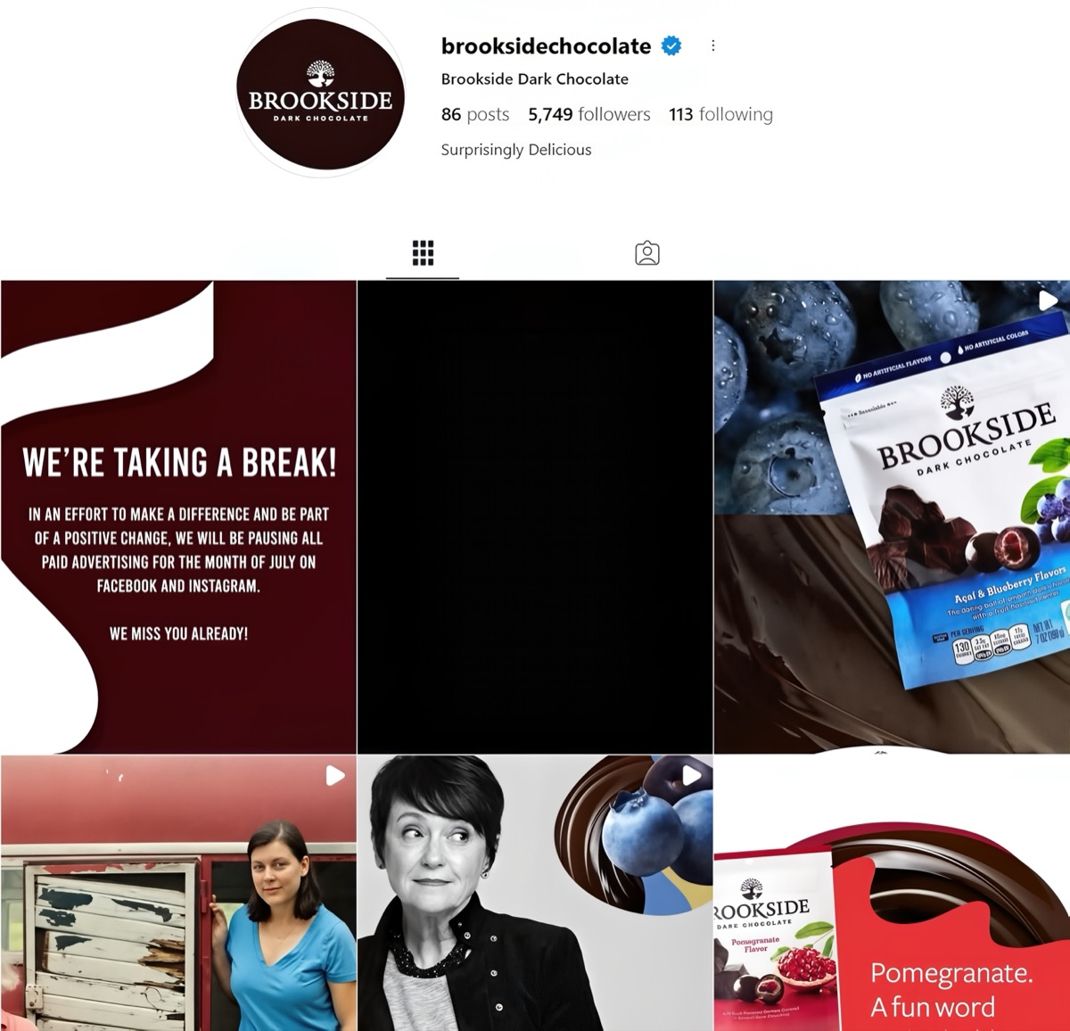 Brookside Instagram page